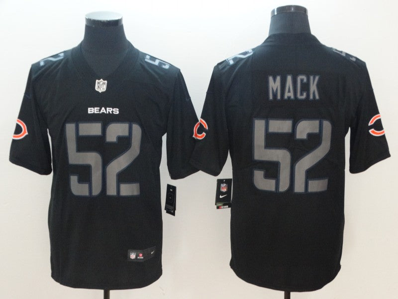 Men’s Chicago Bears #52 Khalil Mack Black Jersey