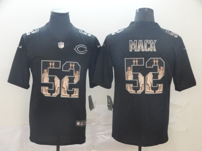 Men’s Chicago Bears #52 Khalil Mack Black Jersey