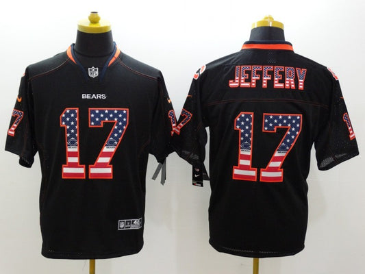 Men’s Chicago Bears Alshon Jeffery #17 Black Jersey