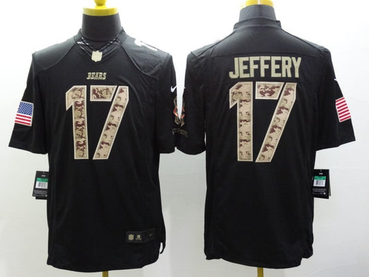 Men’s Chicago Bears Alshon Jeffery #17 Black Jersey