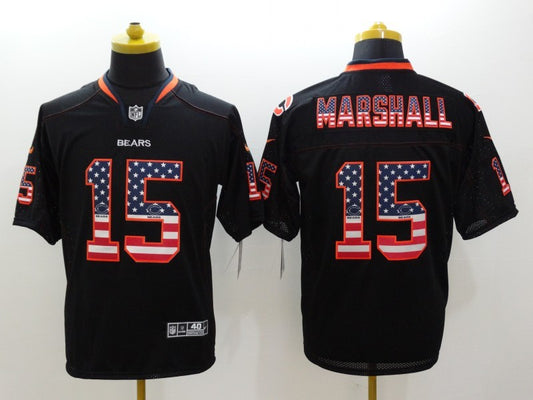 Men’s Chicago Bears Brandon Marshall #15 Black Jersey