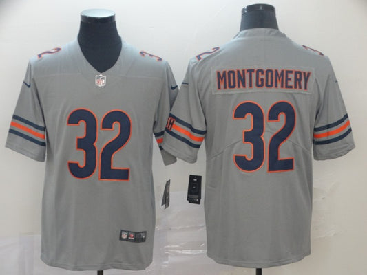 Men’s Chicago Bears David Montgomery #32 Gray Jersey