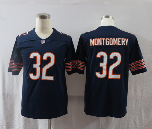 Men’s Chicago Bears David Montgomery #32 Navy Jersey