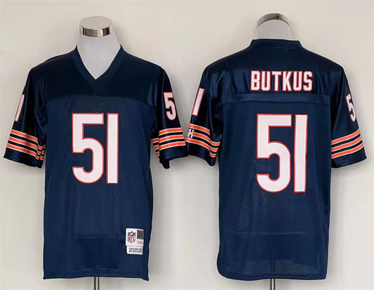 Men’s Chicago Bears Dick Butkus Mitchell & Ness Navy Legacy Jersey