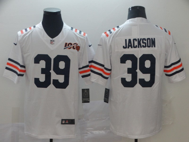 Men’s Chicago Bears Eddie Jackson #39 White Jersey
