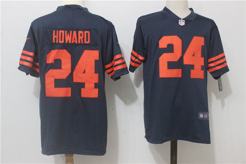 Men’s Chicago Bears Jordan Howard #24 Navy Jersey