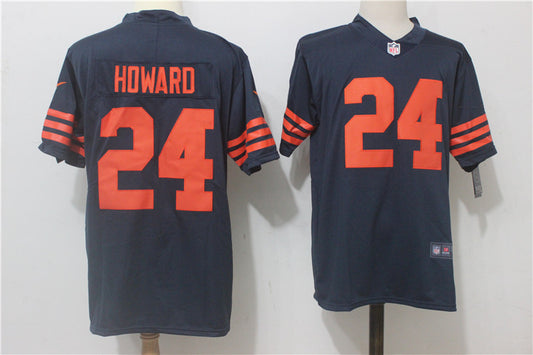 Men’s Chicago Bears Jordan Howard #24 Navy Jersey
