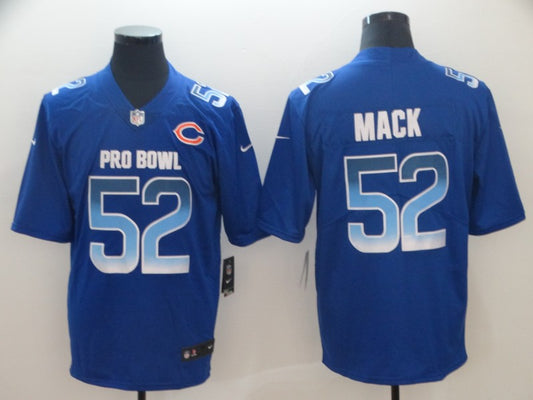 Men’s Chicago Bears Khalil Mack #52 Blue All Star Jersey
