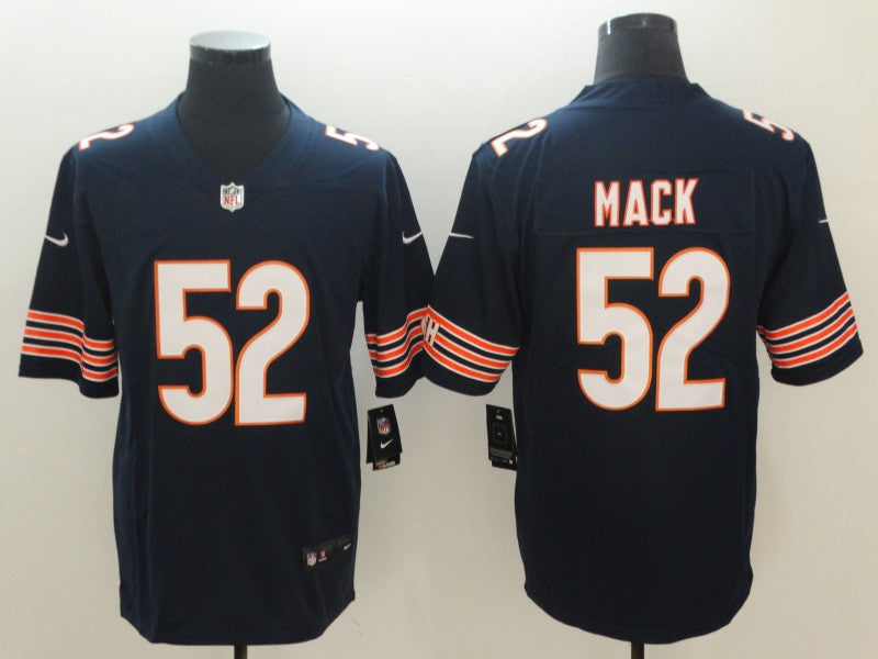 Men’s Chicago Bears Khalil Mack #52 Navy Jersey