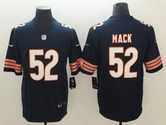 Men’s Chicago Bears Khalil Mack #52 Navy Jersey