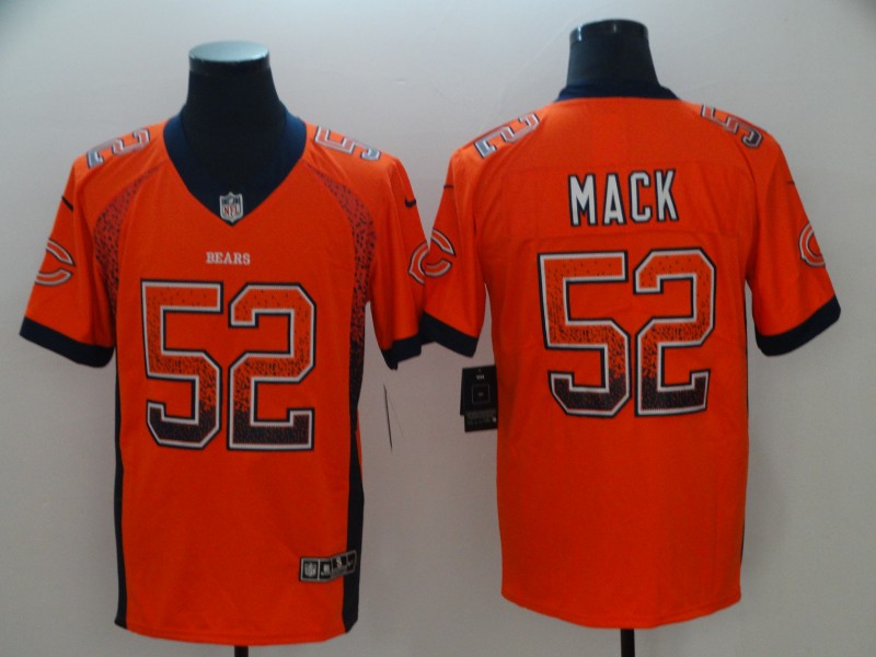 Men’s Chicago Bears Khalil Mack #52 Orange Jersey