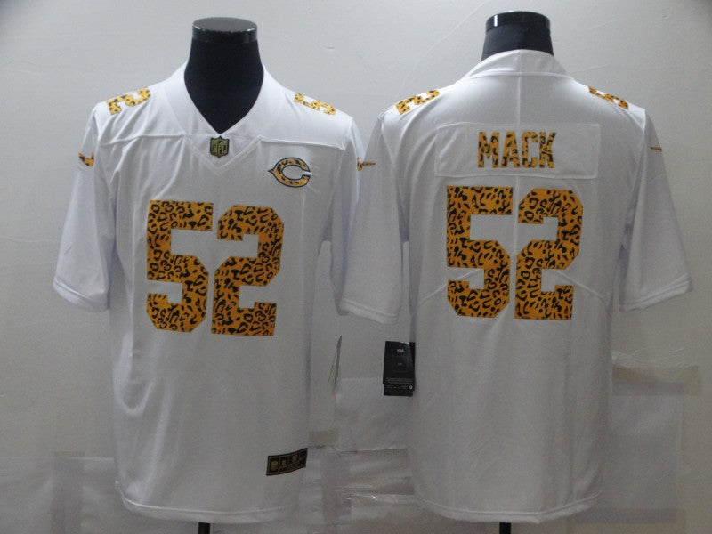 Men’s Chicago Bears Khalil Mack #52 White Jersey