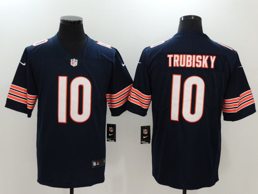 Men’s Chicago Bears Mitch Trubisky #10 Navy Jersey