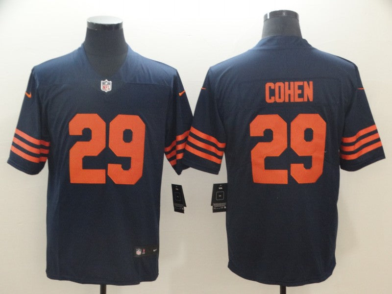 Men’s Chicago Bears Tarik Cohen #29 Navy Jersey