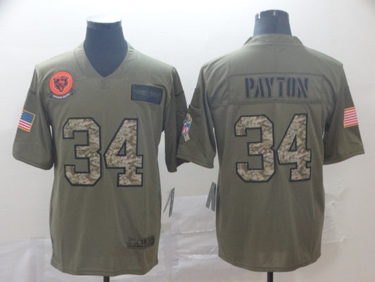 Men’s Chicago Bears Walter Payton #34 Brown Team Jersey