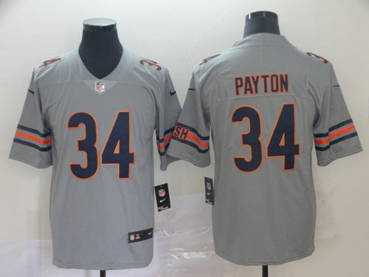 Men’s Chicago Bears Walter Payton #34 Gray Jersey