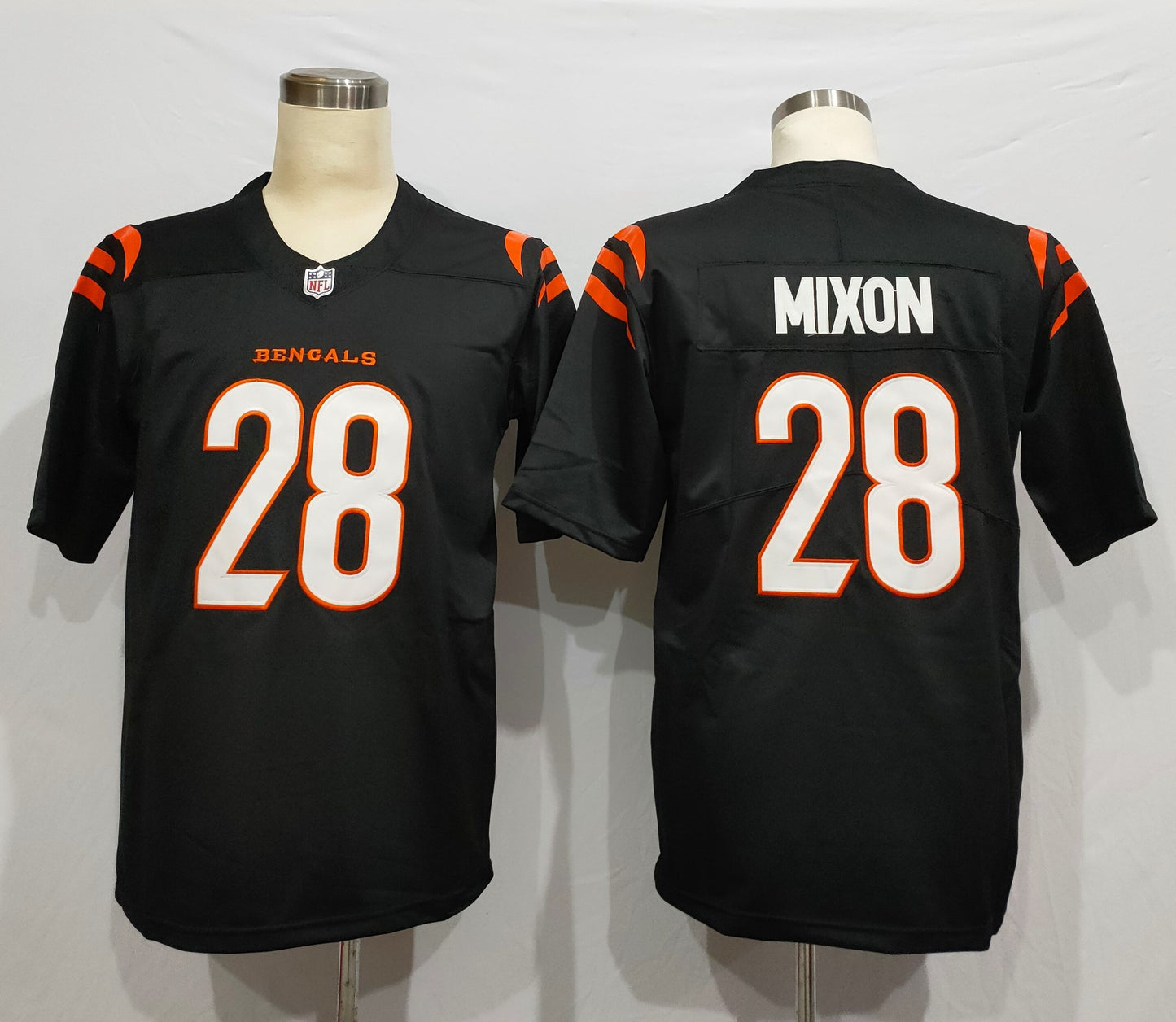 Men’s Cincinnati Bengals Joe Mixon #28 Black Jersey