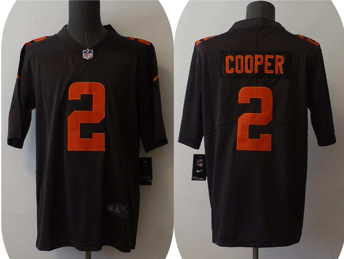 Men’s Cleveland Browns Amari Cooper #2 Brown Jersey