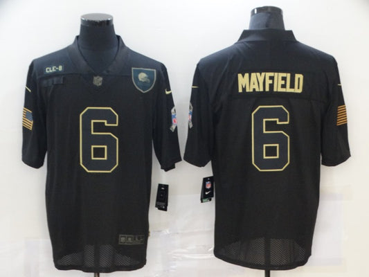 Men’s Cleveland Browns Baker Mayfield #6 Black Jersey