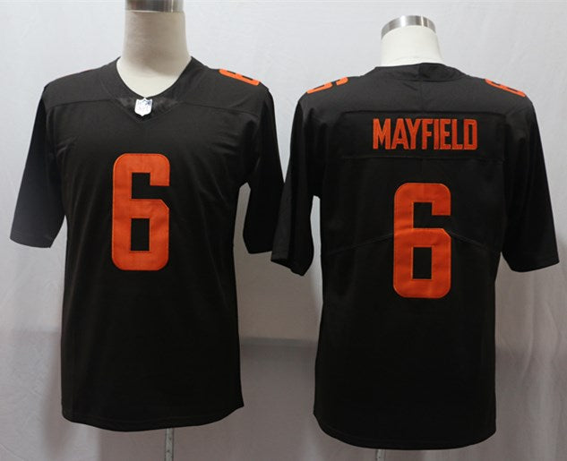 Men’s Cleveland Browns Baker Mayfield #6 Brown Alternate Legend Jersey