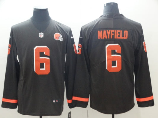 Men’s Cleveland Browns Baker Mayfield #6 Brown Jersey
