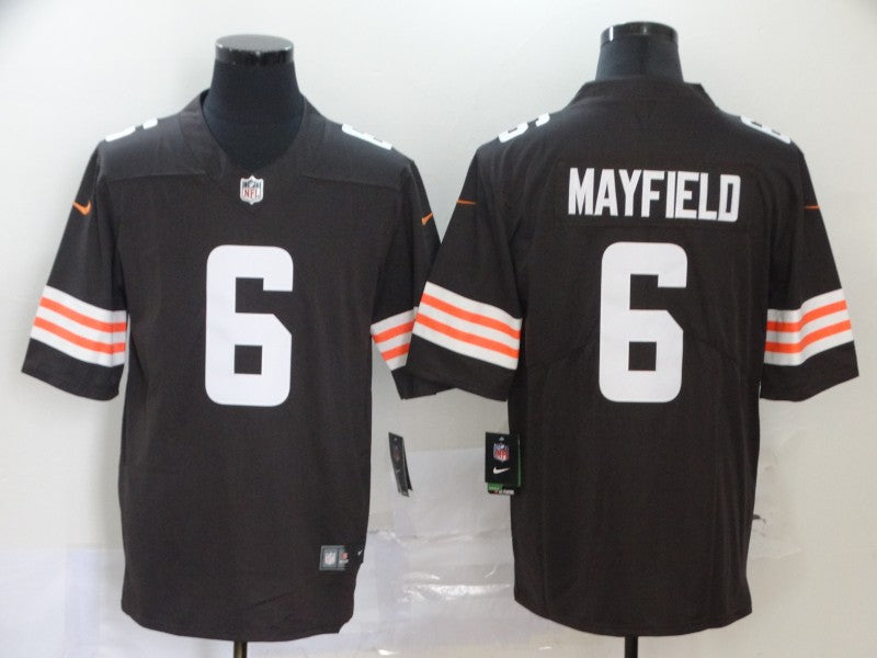 Men’s Cleveland Browns Baker Mayfield #6 Brown Jersey