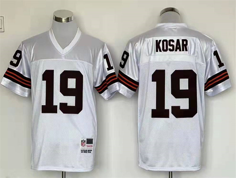 Men’s Cleveland Browns Bernie Kosar Mitchell & Ness White Legacy Jersey