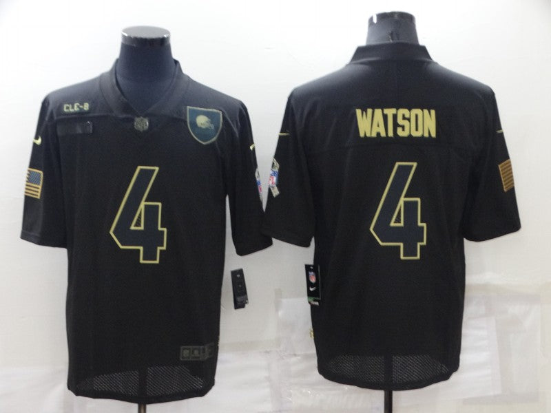 Men’s Cleveland Browns Deshaun Watson #4 Black Jersey