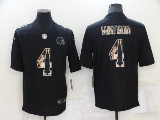 Men’s Cleveland Browns Deshaun Watson #4 Black Jersey