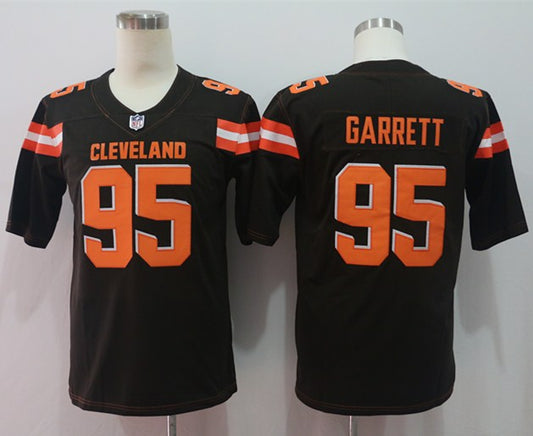 Men’s Cleveland Browns Myles Garrett #95 Brown Jersey