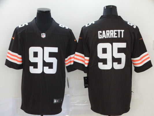 Men’s Cleveland Browns Myles Garrett #95 Brown Jersey