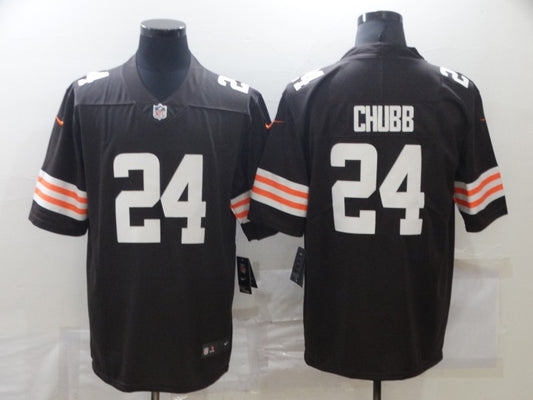 Men’s Cleveland Browns Nick Chubb #24 Brown Jersey