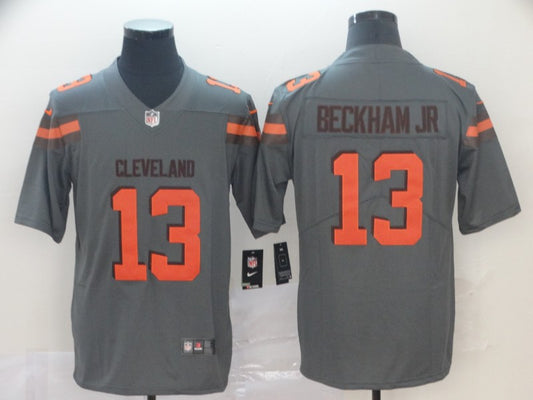 Men’s Cleveland Browns Odell Beckham Jr. Gray Inverted Legend Jersey