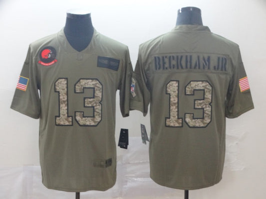 Men’s Cleveland Browns Odell Beckham Jr. Olive Jersey