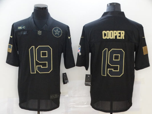 Men’s Dallas Cowboys #19 Amari Cooper Black Jersey