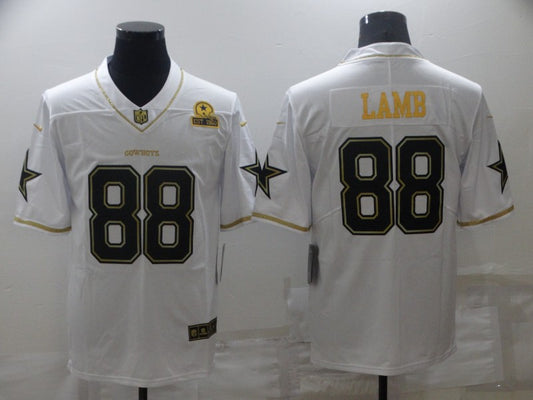 Men’s Dallas Cowboys #88 CeeDee Lamb White Jersey