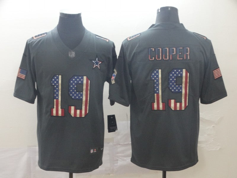 Men’s Dallas Cowboys Amari Cooper #19 Black Authentic Jersey