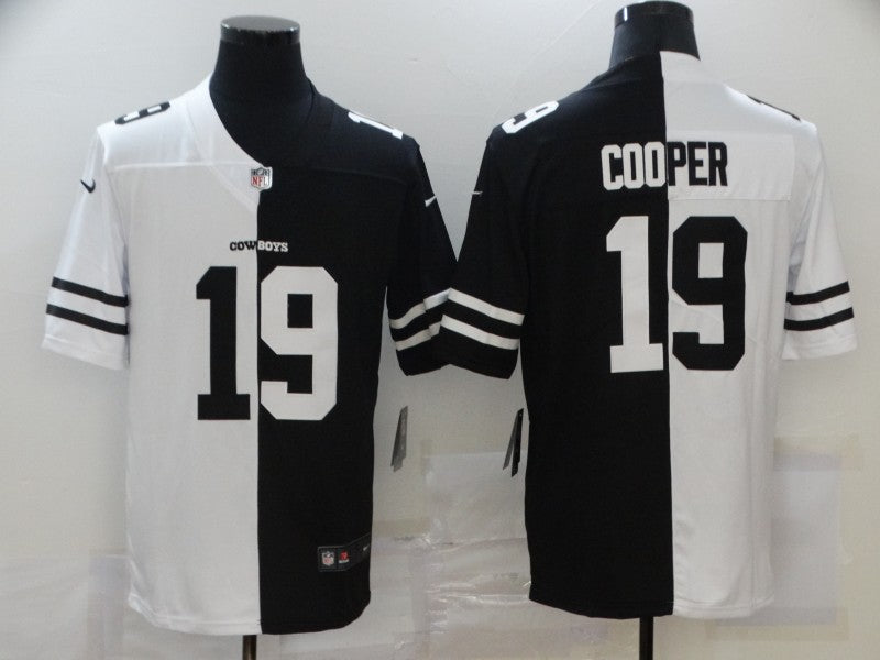 Men’s Dallas Cowboys Amari Cooper #19 Black/White Jersey