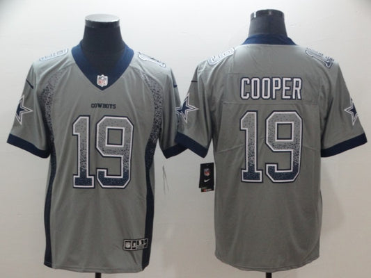 Men’s Dallas Cowboys Amari Cooper #19 Gray Jersey