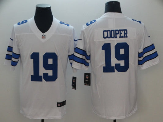 Men’s Dallas Cowboys Amari Cooper #19 White Jersey