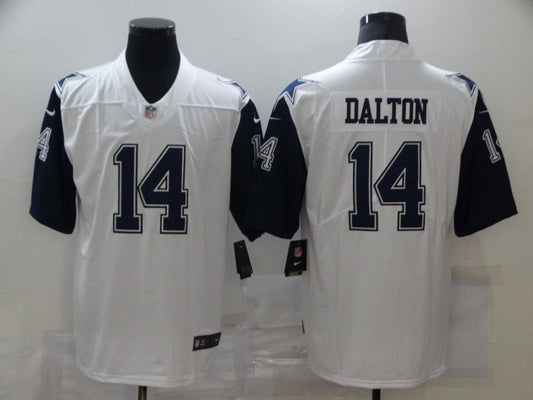 Men’s Dallas Cowboys Andy Dalton #14 White Jersey