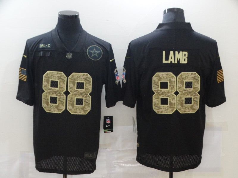 Men’s Dallas Cowboys CeeDee Lamb #88 Black Jersey