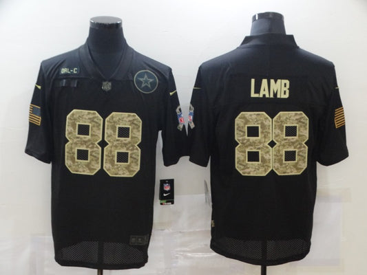 Men’s Dallas Cowboys CeeDee Lamb #88 Black Jersey