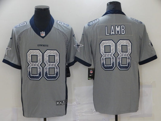 Men’s Dallas Cowboys CeeDee Lamb #88 Gray Jersey