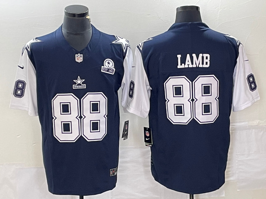 Men’s Dallas Cowboys CeeDee Lamb #88 Navy Jersey