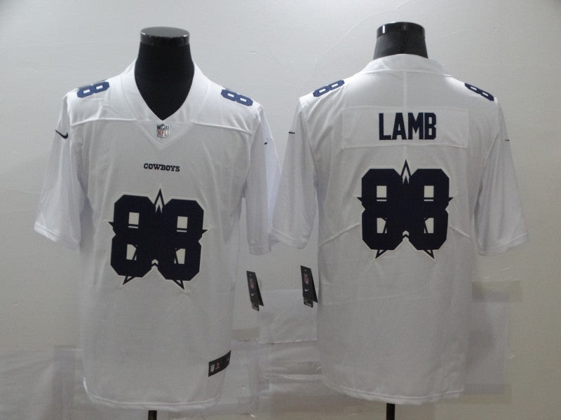 Men’s Dallas Cowboys CeeDee Lamb #88 White Authentic Jersey