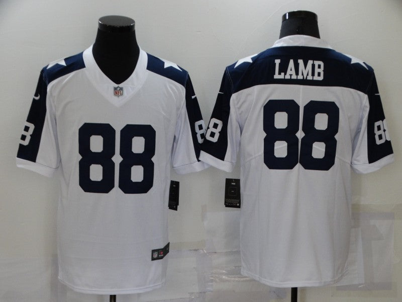 Men’s Dallas Cowboys CeeDee Lamb #88 White Jersey