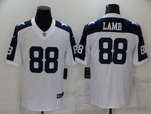 Men’s Dallas Cowboys CeeDee Lamb #88 White Jersey