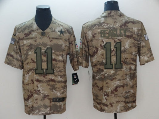 Men’s Dallas Cowboys Cole Beasley #11 Camouflage Jersey
