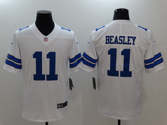 Men’s Dallas Cowboys Cole Beasley #11 White Jersey